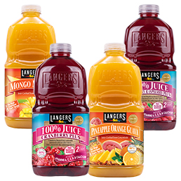 Get $2.00 cash back when you buy two (2) 64oz Langers Juices